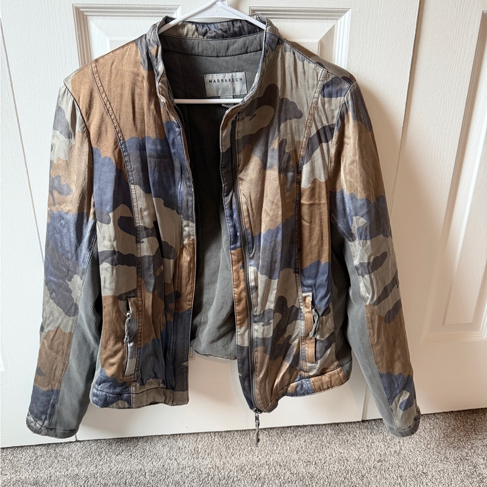 Camouflage Bomber Jacket